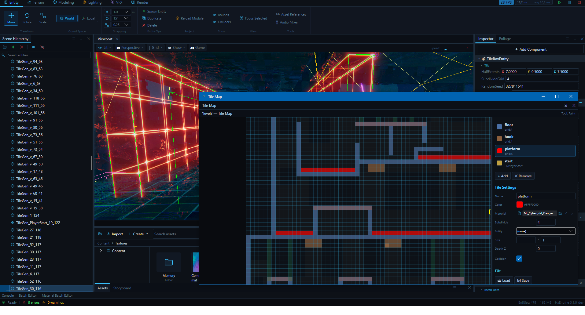 Editing the level in HxEditor