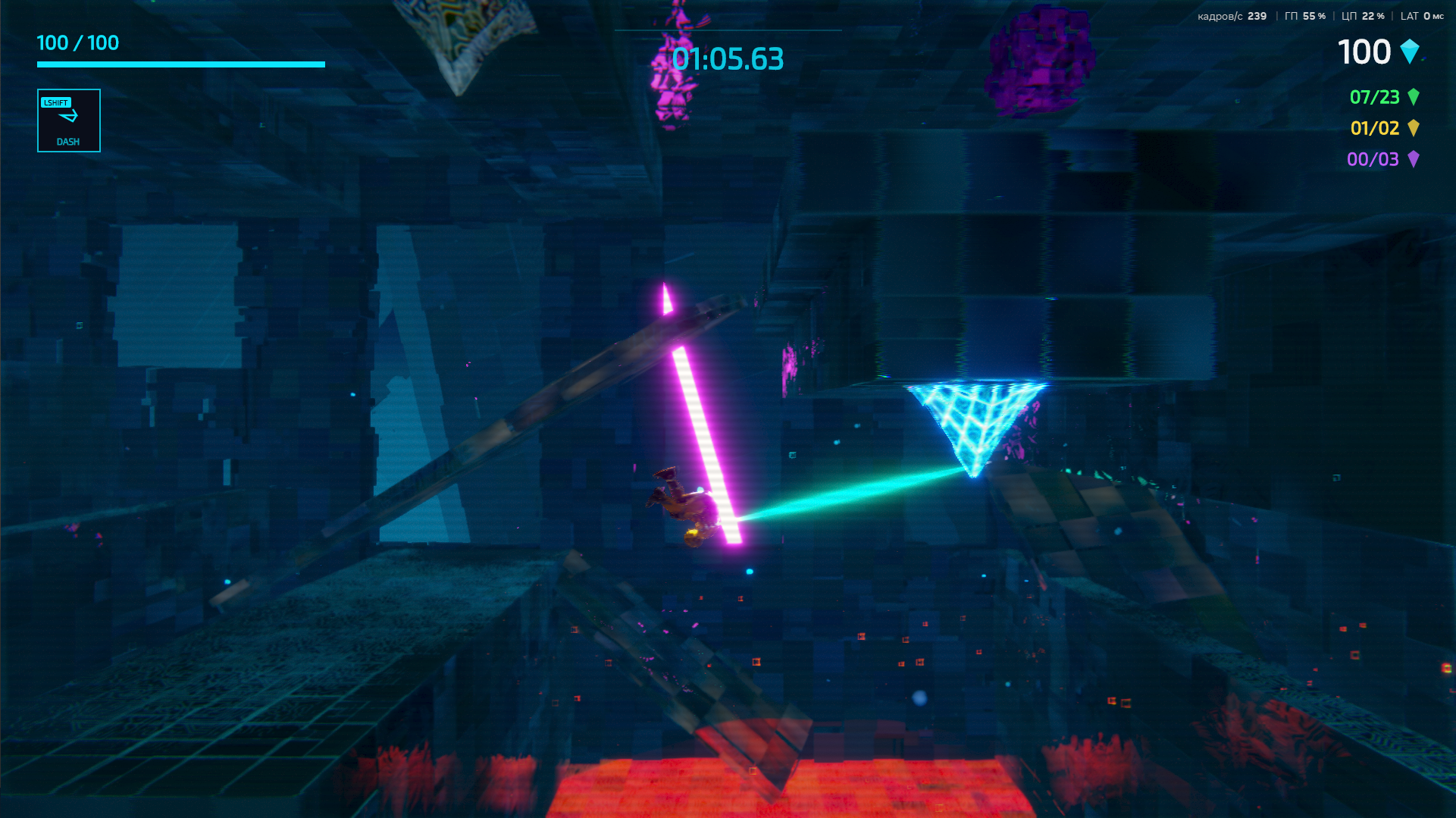 Grappling hook in action